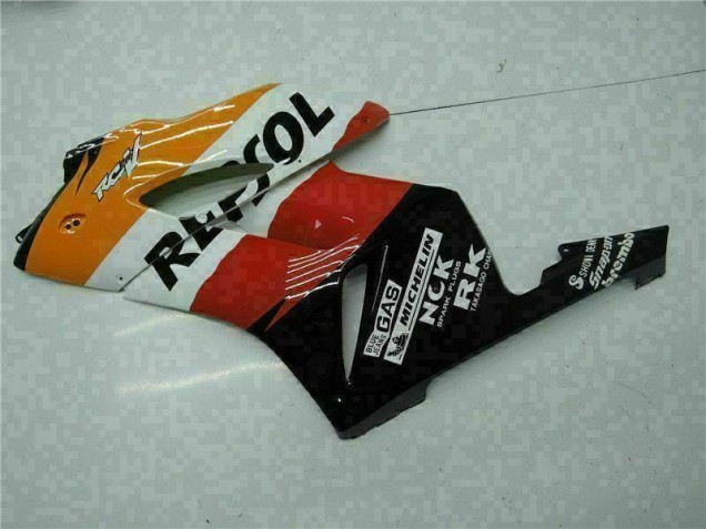 Orange Noir Repsol Carrosserie Moto Honda CBR 1000 RR 2004-2005 Orange Noir Repsol Carrosserie Moto Honda CBR 1000 RR 2004-2005