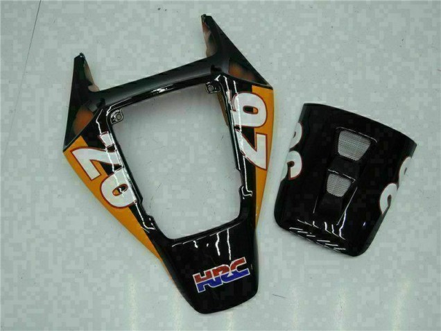 Orange Noir Repsol Carrosserie Moto Honda CBR 1000 RR 2004-2005 Orange Noir Repsol Carrosserie Moto Honda CBR 1000 RR 2004-2005