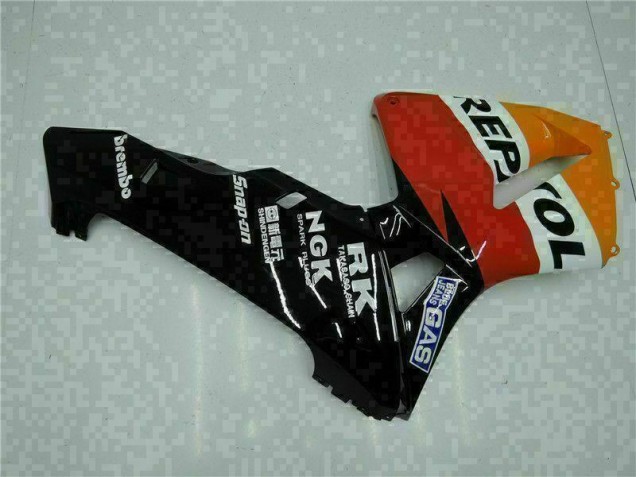 Orange Noir Repsol Carrosserie Moto Honda CBR 600 RR 2005-2006 Orange Noir Repsol Carrosserie Moto Honda CBR 600 RR 2005-2006