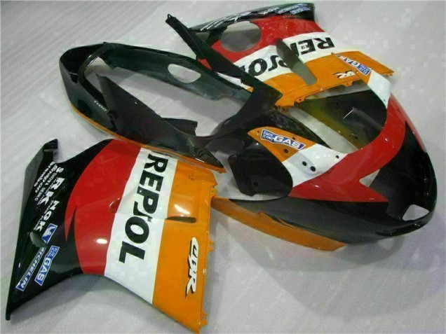 Orange Repsol Carénage Moto Honda CBR 1100 XX 1996-2007 Orange Repsol Carénage Moto Honda CBR 1100 XX 1996-2007
