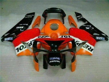 Orange Repsol Carénage Moto Honda CBR 600 RR 2003-2004