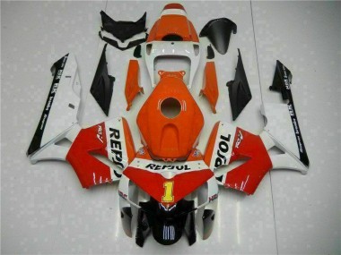 Orange Repsol Carénage Moto Honda CBR 600 RR 2005-2006