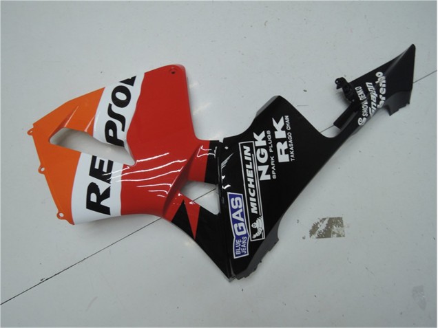 Orange Rouge Noir Repsol Carénage Moto Honda CBR 600 RR 2003-2004 Orange Rouge Noir Repsol Carénage Moto Honda CBR 600 RR 2003-2004