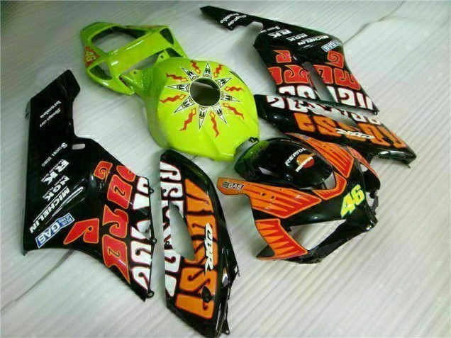 Orange Vert Carénage Moto Honda CBR 1000 RR 2004-2005 Orange Vert Carénage Moto Honda CBR 1000 RR 2004-2005