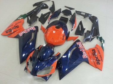 Orange et Bleu Foncé Carénage Moto Aprilia RS 125 2006-2011