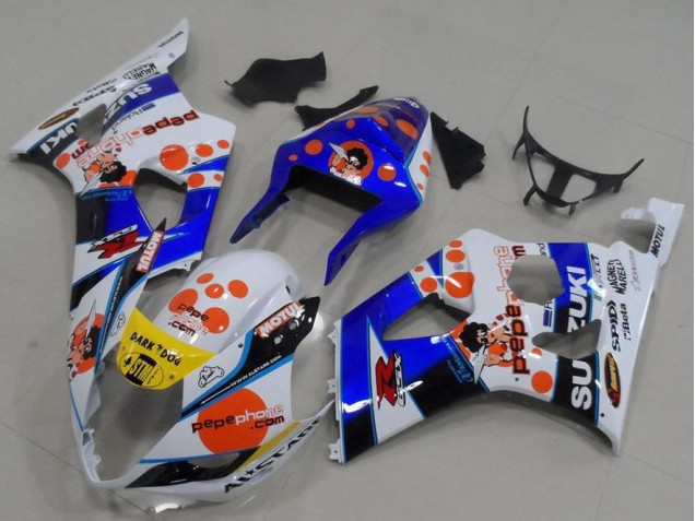 Pepe Phone Carénage Moto Suzuki GSXR 1000 K3 2003-2004 Pepe Phone Carénage Moto Suzuki GSXR 1000 K3 2003-2004