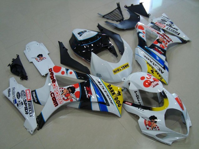Pepe Phone Carénage Moto Suzuki GSXR 1000 K7 2007-2008 Pepe Phone Carénage Moto Suzuki GSXR 1000 K7 2007-2008