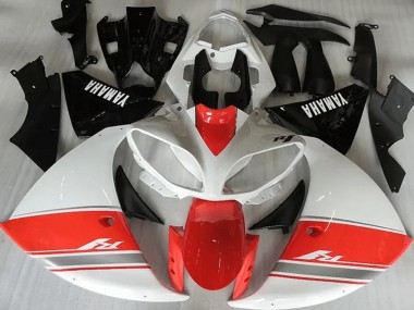 Racy Rouge Blanc Noir Carénage Moto Yamaha R1 2009-2011