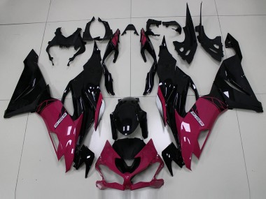 Rose Noir Carénage Moto Kawasaki ZX6R 2019-2023