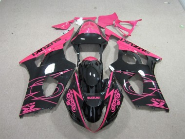 Rose Noir Carénage Moto Suzuki GSXR 1000 K3 2003-2004