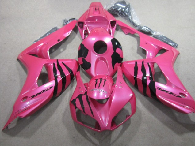 Rose Noir Monster Carénage Moto Honda CBR 1000 RR 2006-2007 Rose Noir Monster Carénage Moto Honda CBR 1000 RR 2006-2007