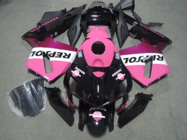 Rose Noir Repsol Carénage Moto Honda CBR 600 RR 2005-2006