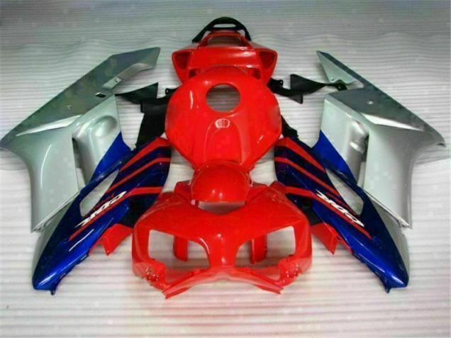 Rouge Argent Bleu Carénage Moto Honda CBR 1000 RR 2004-2005 Rouge Argent Bleu Carénage Moto Honda CBR 1000 RR 2004-2005
