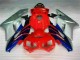 Rouge Argent Bleu Carénage Moto Honda CBR 1000 RR 2004-2005 Rouge Argent Bleu Carénage Moto Honda CBR 1000 RR 2004-2005