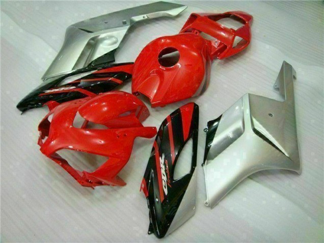Rouge Argent Carénage Moto Honda CBR 1000 RR 2004-2005 Rouge Argent Carénage Moto Honda CBR 1000 RR 2004-2005