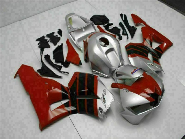 Rouge Argent Carénage Moto Honda CBR 600 RR 2013-2021 Rouge Argent Carénage Moto Honda CBR 600 RR 2013-2021