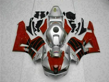 Rouge Argent Carénage Moto Honda CBR 600 RR 2013-2021