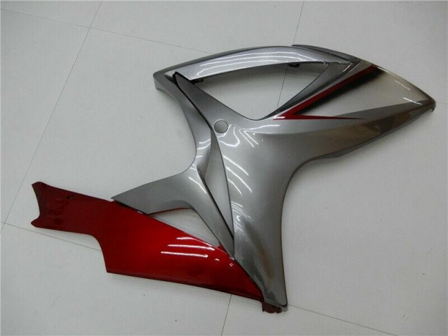 Rouge Argent Carénage Moto Suzuki GSXR 600 / 750 K6 2006-2007 Rouge Argent Carénage Moto Suzuki GSXR 600 / 750 K6 2006-2007