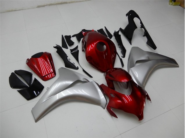 Rouge Argent Carénages Moto Honda CBR 1000 RR 2008-2011 Rouge Argent Carénages Moto Honda CBR 1000 RR 2008-2011