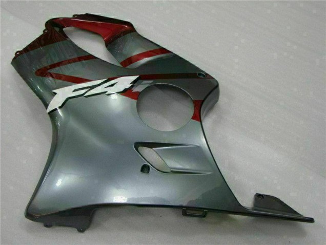 Rouge Argent Carénages Moto Honda CBR 600 F4i 2001-2003 Rouge Argent Carénages Moto Honda CBR 600 F4i 2001-2003