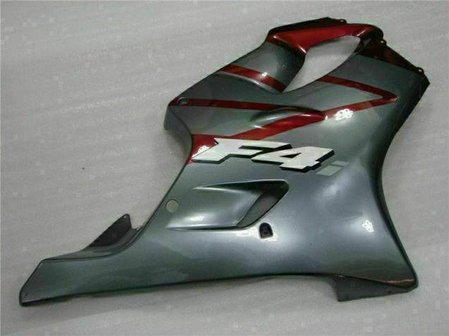 Rouge Argent Carénages Moto Honda CBR 600 F4i 2001-2003 Rouge Argent Carénages Moto Honda CBR 600 F4i 2001-2003