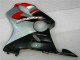 Rouge Argent Carénages Moto Honda CBR 600 F4i 2004-2007 Rouge Argent Carénages Moto Honda CBR 600 F4i 2004-2007