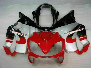 Rouge Argent Carénages Moto Honda CBR 600 F4i 2004-2007