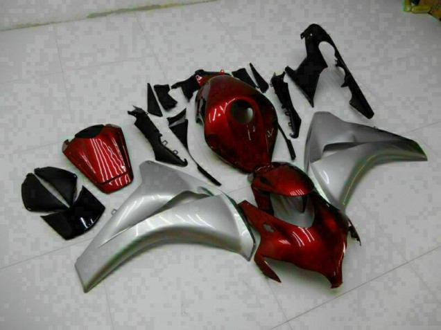 Rouge Argent Carrosserie Moto Honda CBR 1000 RR 2008-2011 Rouge Argent Carrosserie Moto Honda CBR 1000 RR 2008-2011