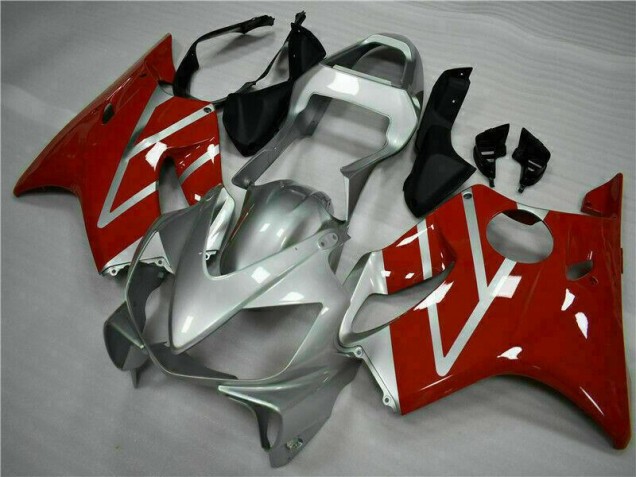 Rouge Argent Carrosserie Moto Honda CBR 600 F4i 2001-2003 Rouge Argent Carrosserie Moto Honda CBR 600 F4i 2001-2003