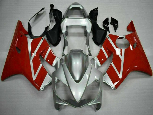 Rouge Argent Carrosserie Moto Honda CBR 600 F4i 2001-2003 Rouge Argent Carrosserie Moto Honda CBR 600 F4i 2001-2003