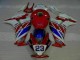 Rouge Blanc Bleu 23 Carénage Moto Honda CBR 1000 RR 2012-2016 Rouge Blanc Bleu 23 Carénage Moto Honda CBR 1000 RR 2012-2016