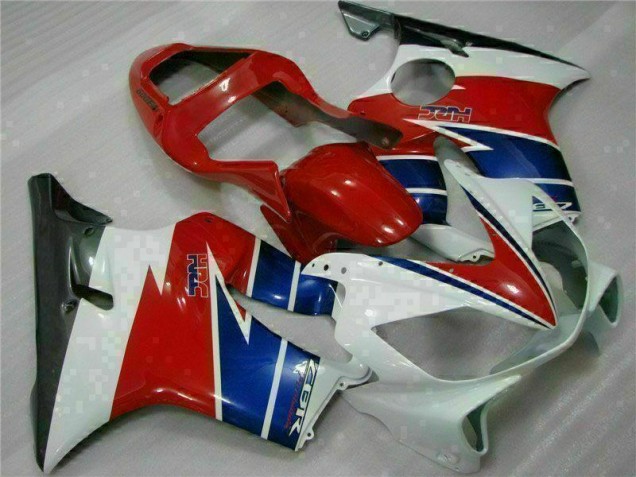 Rouge Blanc Bleu Carénage Moto Honda CBR 600 F4i 2001-2003 Rouge Blanc Bleu Carénage Moto Honda CBR 600 F4i 2001-2003