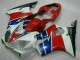 Rouge Blanc Bleu Carénage Moto Honda CBR 600 F4i 2001-2003 Rouge Blanc Bleu Carénage Moto Honda CBR 600 F4i 2001-2003