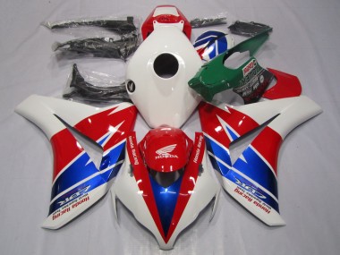 Rouge Blanc Bleu Carénages Moto Honda CBR 1000 RR 2008-2011