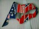 Rouge Blanc Bleu Castrol Cycle World Carénage Moto Honda CBR 600 F4i 2001-2003 Rouge Blanc Bleu Castrol Cycle World Carénage Moto Honda CBR 600 F4i 2001-2003
