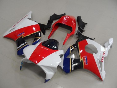 Rouge Blanc Bleu Foncé Carénage Moto Honda CBR 900 RR 954 2002-2003