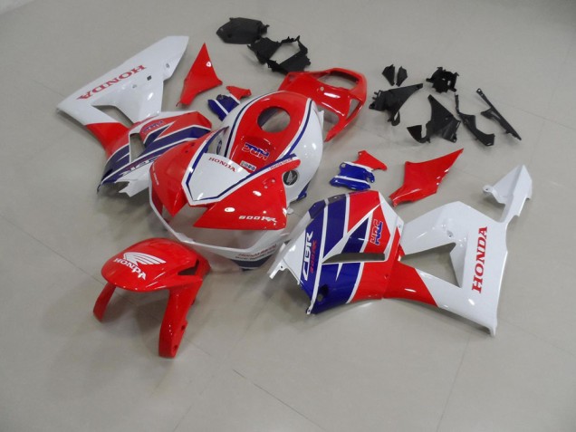 Rouge Blanc Bleu HRC Carénage Moto Honda CBR 600 RR 2013-2021 Rouge Blanc Bleu HRC Carénage Moto Honda CBR 600 RR 2013-2021