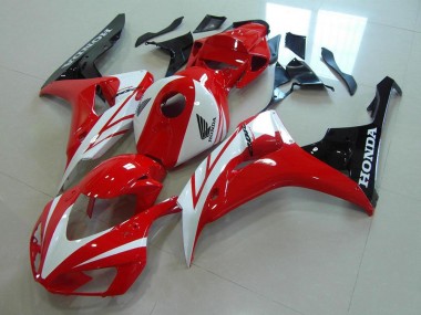 Rouge Blanc Carénage Moto Honda CBR 1000 RR 2006-2007