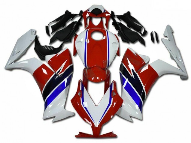 Rouge Blanc Carénage Moto Honda CBR 1000 RR 2012-2016 Rouge Blanc Carénage Moto Honda CBR 1000 RR 2012-2016