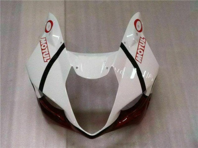 Rouge Blanc Carénage Moto Suzuki GSXR 1000 K3 2003-2004 Rouge Blanc Carénage Moto Suzuki GSXR 1000 K3 2003-2004