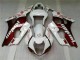 Rouge Blanc Carénage Moto Suzuki GSXR 1000 K3 2003-2004 Rouge Blanc Carénage Moto Suzuki GSXR 1000 K3 2003-2004