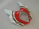 Rouge Blanc Carénage Moto Suzuki GSXR 1000 K7 2007-2008 Rouge Blanc Carénage Moto Suzuki GSXR 1000 K7 2007-2008