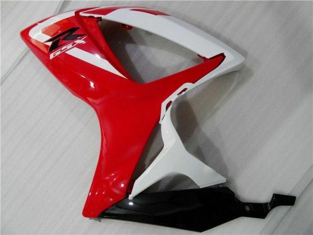 Rouge Blanc Carénage Moto Suzuki GSXR 600 / 750 K6 2006-2007 Rouge Blanc Carénage Moto Suzuki GSXR 600 / 750 K6 2006-2007