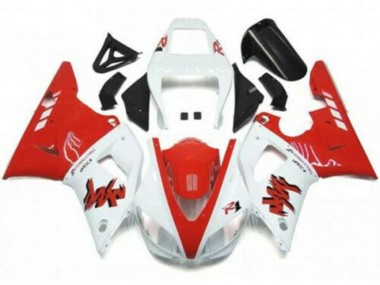 Rouge Blanc Carénage Moto Yamaha R1 1998-1999
