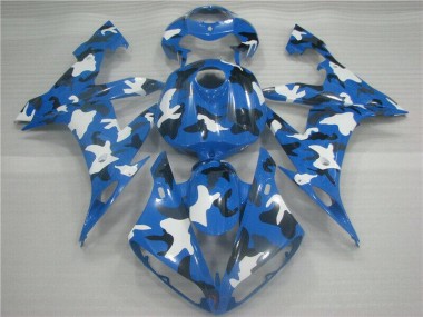 Rouge Blanc Carénage Moto Yamaha R1 2004-2006