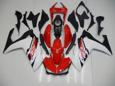 Rouge Blanc Carénage Moto Yamaha R3 2015-2022