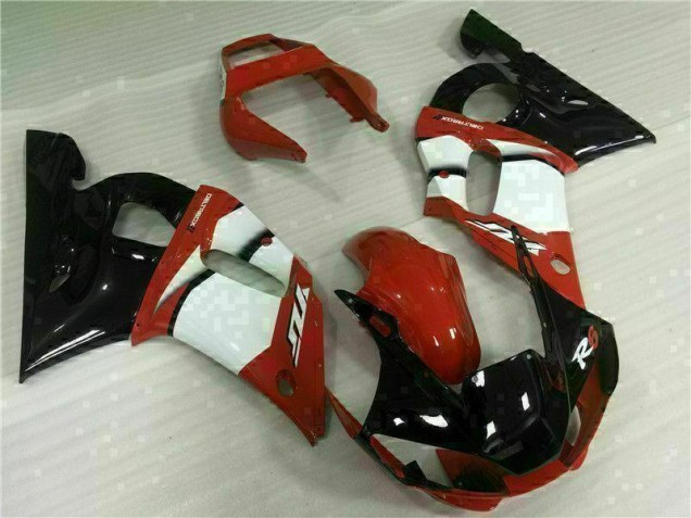 Rouge Blanc Carénage Moto Yamaha R6 1998-2002 Rouge Blanc Carénage Moto Yamaha R6 1998-2002