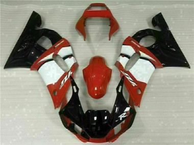 Rouge Blanc Carénage Moto Yamaha R6 1998-2002
