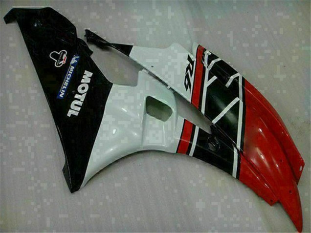 Rouge Blanc Carénage Moto de Rechange Yamaha R6 2006-2007 Rouge Blanc Carénage Moto de Rechange Yamaha R6 2006-2007