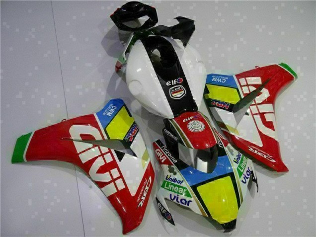 Rouge Blanc Carénages Moto & Carrosserie Honda CBR 1000 RR 2008-2011 Rouge Blanc Carénages Moto & Carrosserie Honda CBR 1000 RR 2008-2011